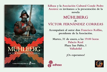 Mühlberg: Próximas presentaciones en Avila, Aranda de Duero y Feria del Libro de Ponferrada